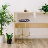 Marta Barragan Camarasa Mystic Tribal 30 Bar Stool by East Urban Home