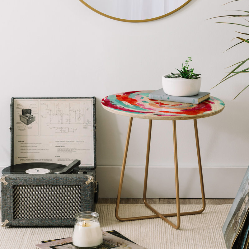 East Urban Home Laura Fedorowicz Tropics Please End Table Wayfair