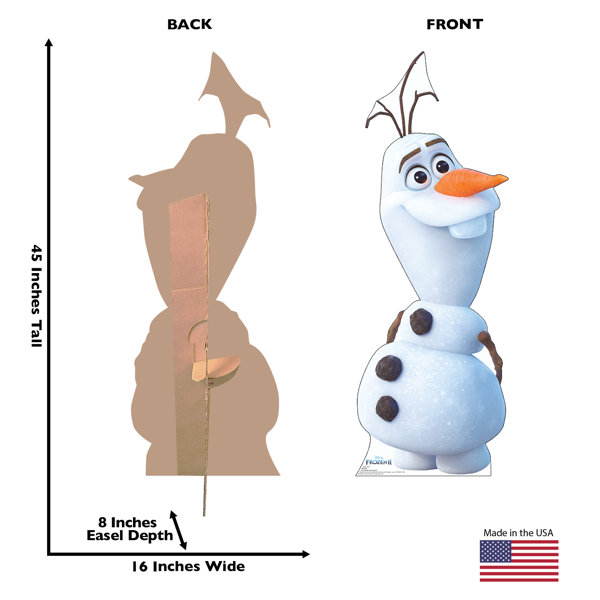 advanced graphics olaf disney s frozen ii cardboard standup wayfair