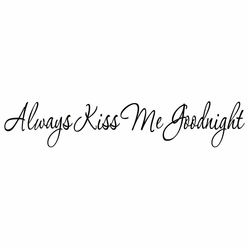 always kiss me goodnight art