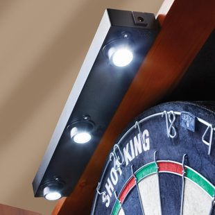 White Dart Board Cabinet Wayfair Viper Shadow Buster Dartboard Illuminator