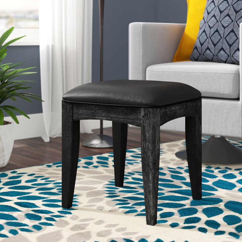 Charlton Home Bunbury Vanity Stool Reviews Wayfair