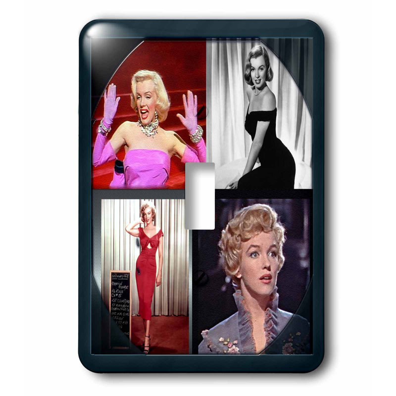 3drose Marilyn Monroe Collage 1 Gang Toggle Light Switch Wall Plate Wayfair