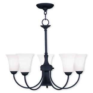Go to store & view more images Hendrix Modern 6-Light Shaded Chandelier by Andover Mills