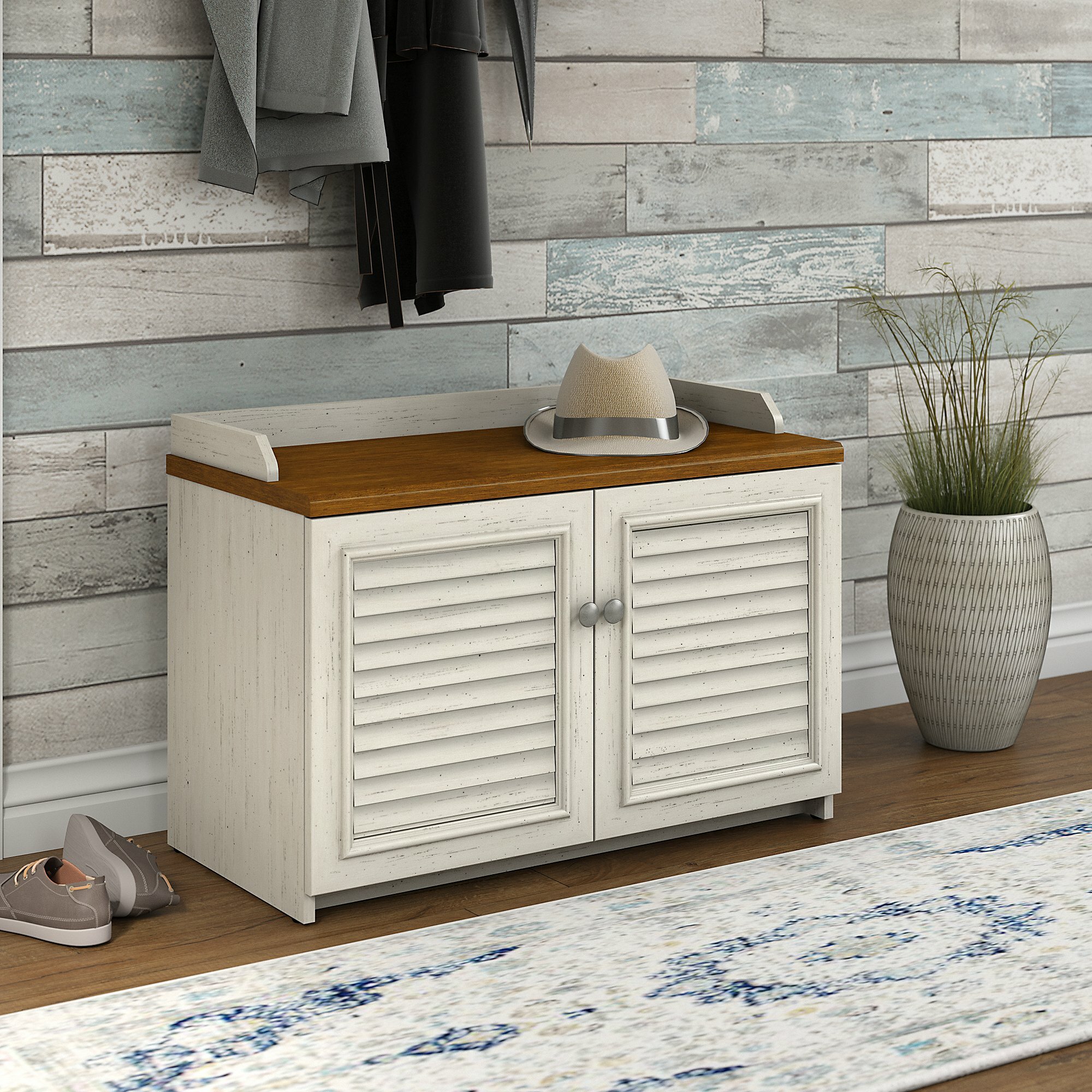 Beachcrest Home Oakridge 8 Pair Shoe Storage Cabinet Reviews