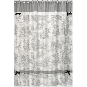 French Toile Shower Curtain