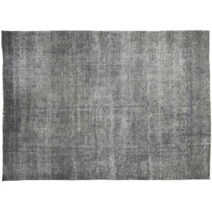 One-of-a-Kind Vintage Hand-Knotted Gray Area Rug