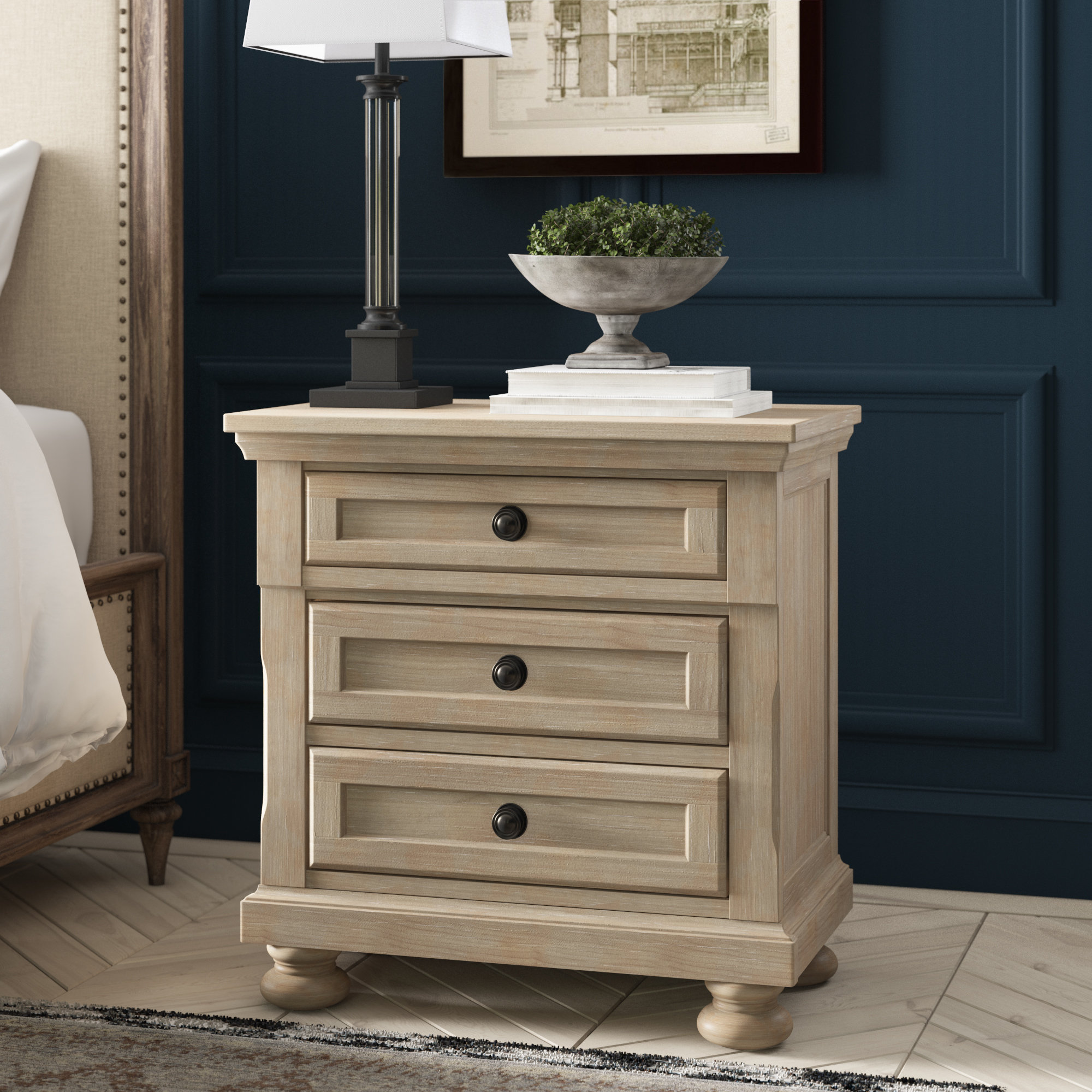 Greyleigh Willesden 3 Drawer Nightstand Reviews Wayfair