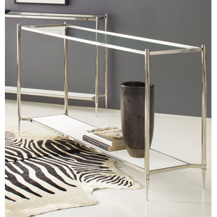 Aria Stainless Steel Console Table by Modern History Home Find