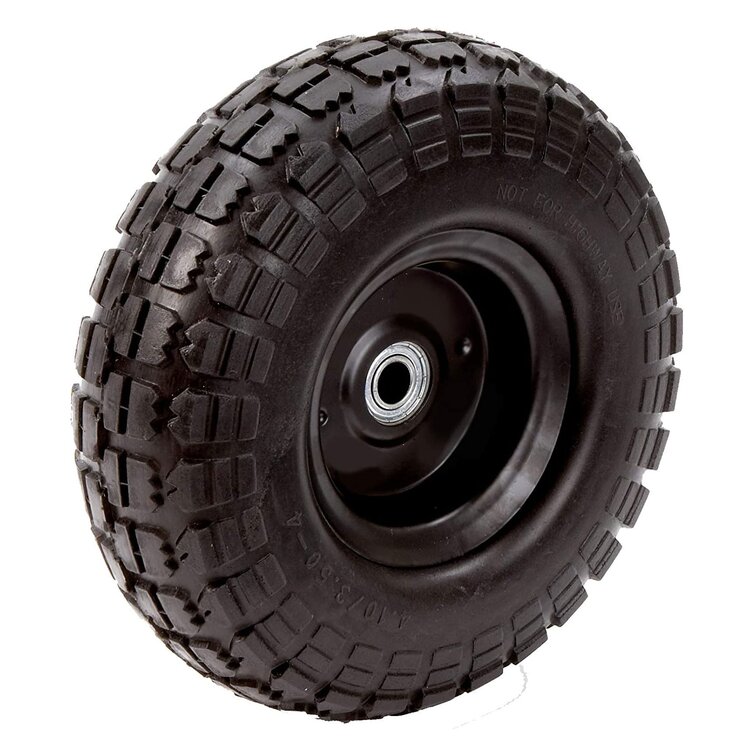 Farm&Ranch FR1055 10" Pneumatic Replacement Turf Tire for Hand Trucks&Lawn Carts 
