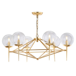 Go to store & view more images Jaidan 6 Light Shaded Chandelier by Mercer41
