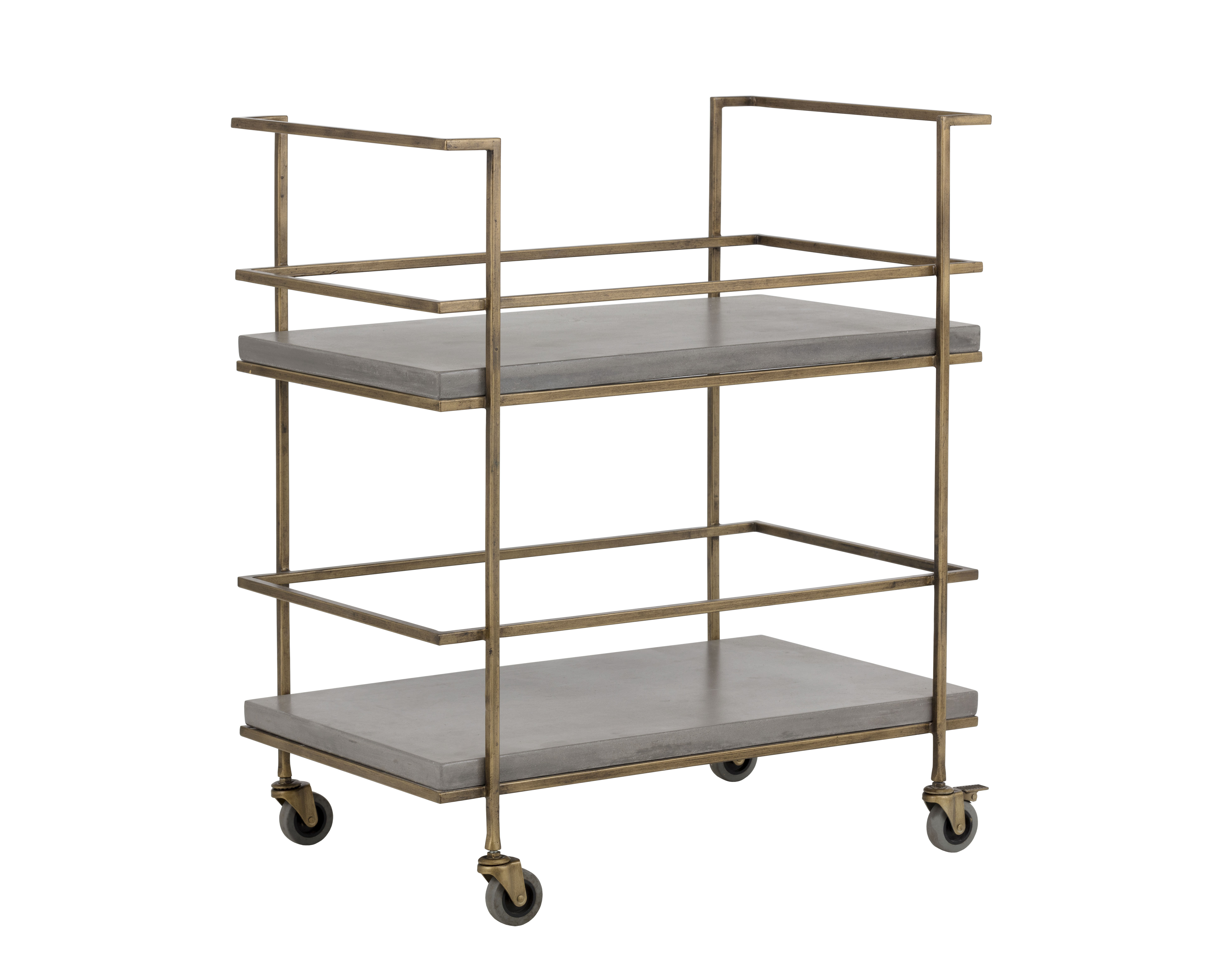 Sunpan Modern Mixt Adina Bar Cart Perigold