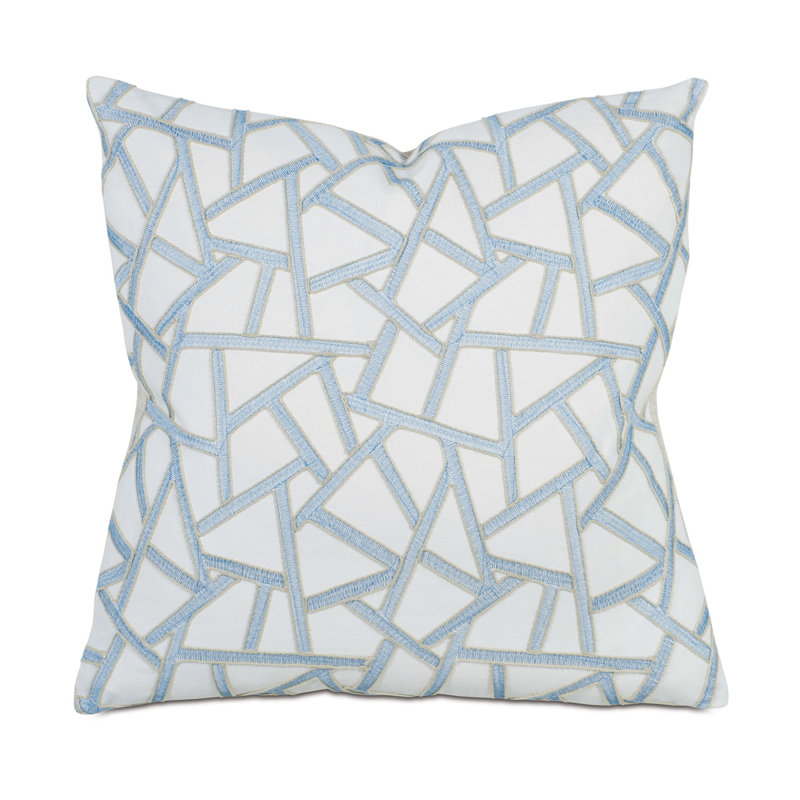 Thom Filicia Home Collection Zeke Geometric Embroidered Throw