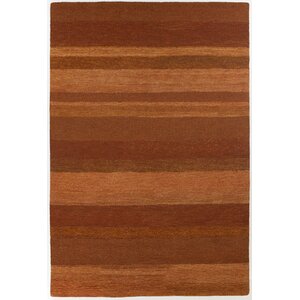 Shauna Rust Stripe Area Rug