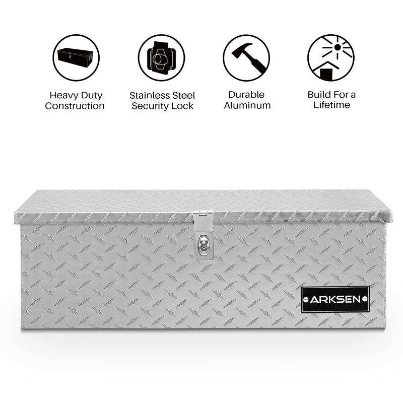 Wfx Utility Aleena Heavy Duty Aluminum Diamond Plate Tool Box Wayfair
