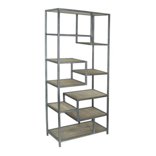80 Inch Tall Bookcases Wayfair Dysart Tall Etagere Bookcase
