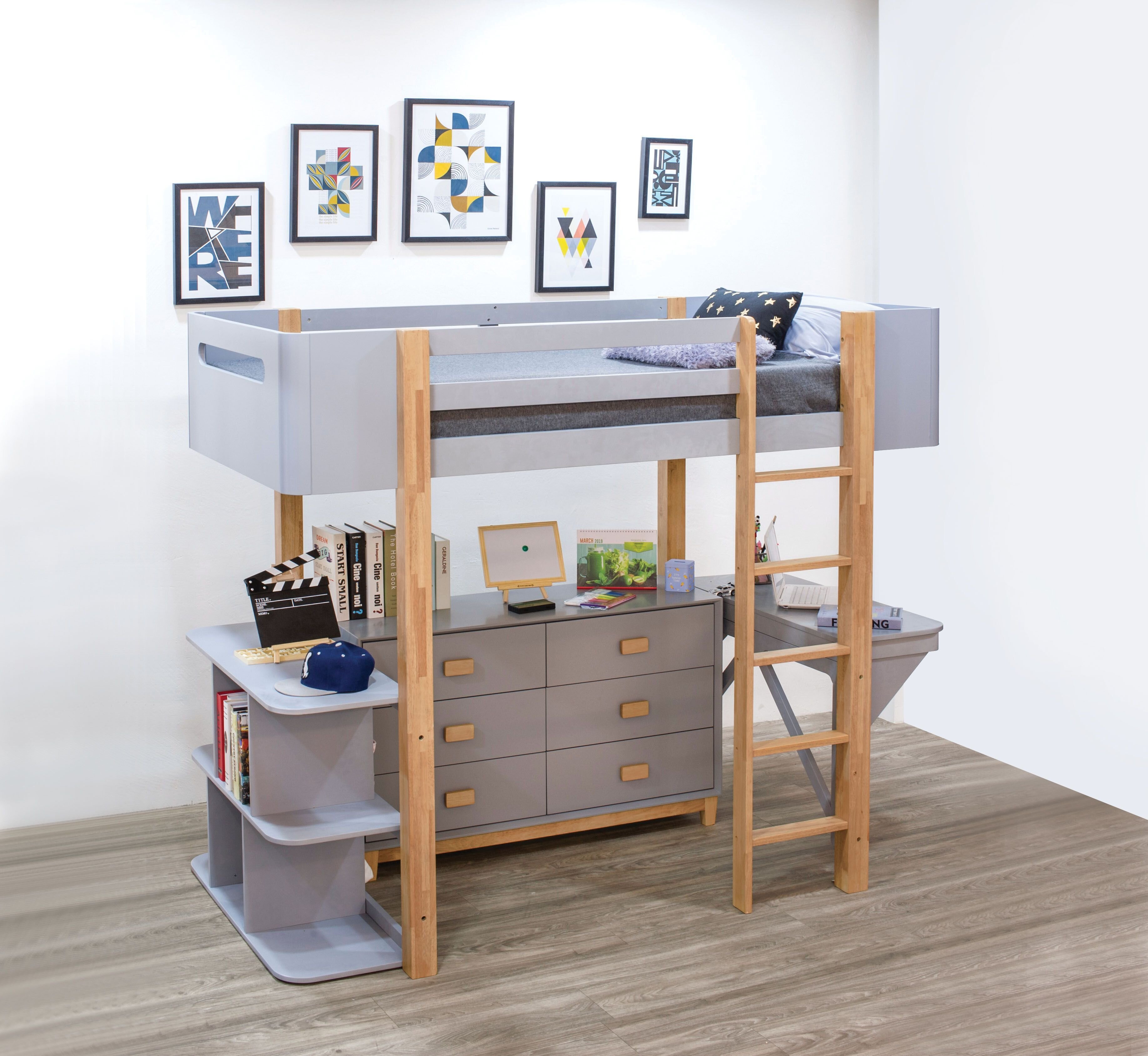 Twin Loft Beds With Desks You Ll Love In 2021 Wayfair