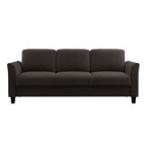 Celestia  Microfiber / Microsuede 78.8" Flared Arm Sofa