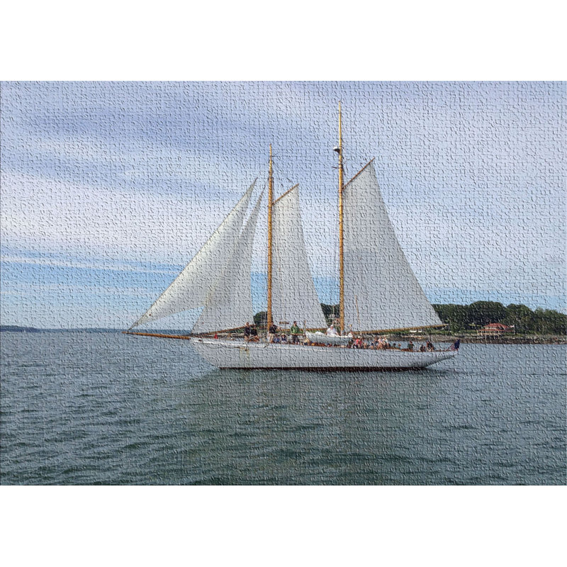 East Urban Home Sail Boat Blue Area Rug Wayfair