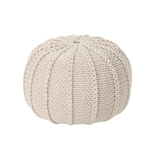 Knit Pouf Ottoman Wayfair Quickview