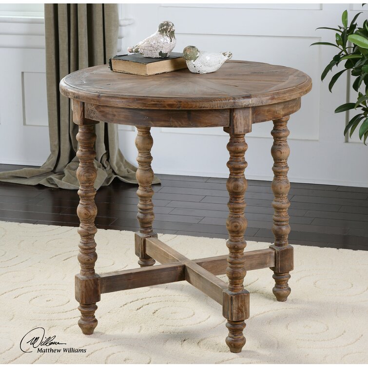 terrill wooden end table