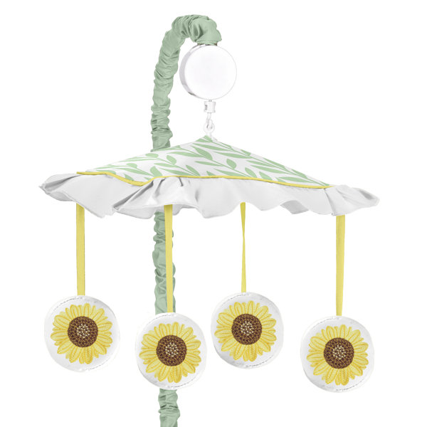 sunflower baby mobile