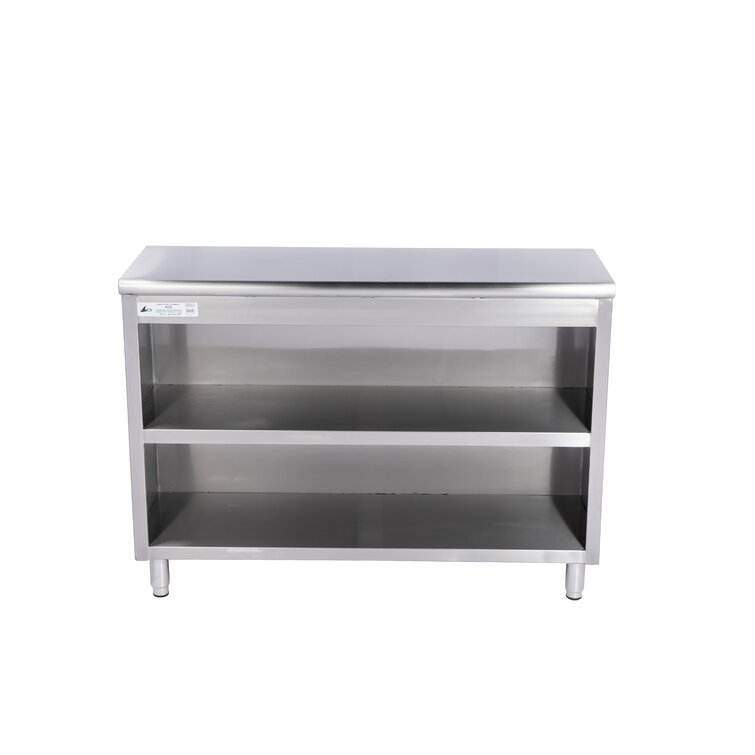 Restaurant Supply Depot Stainless Steel Enclosed Base Work Table Wayfair