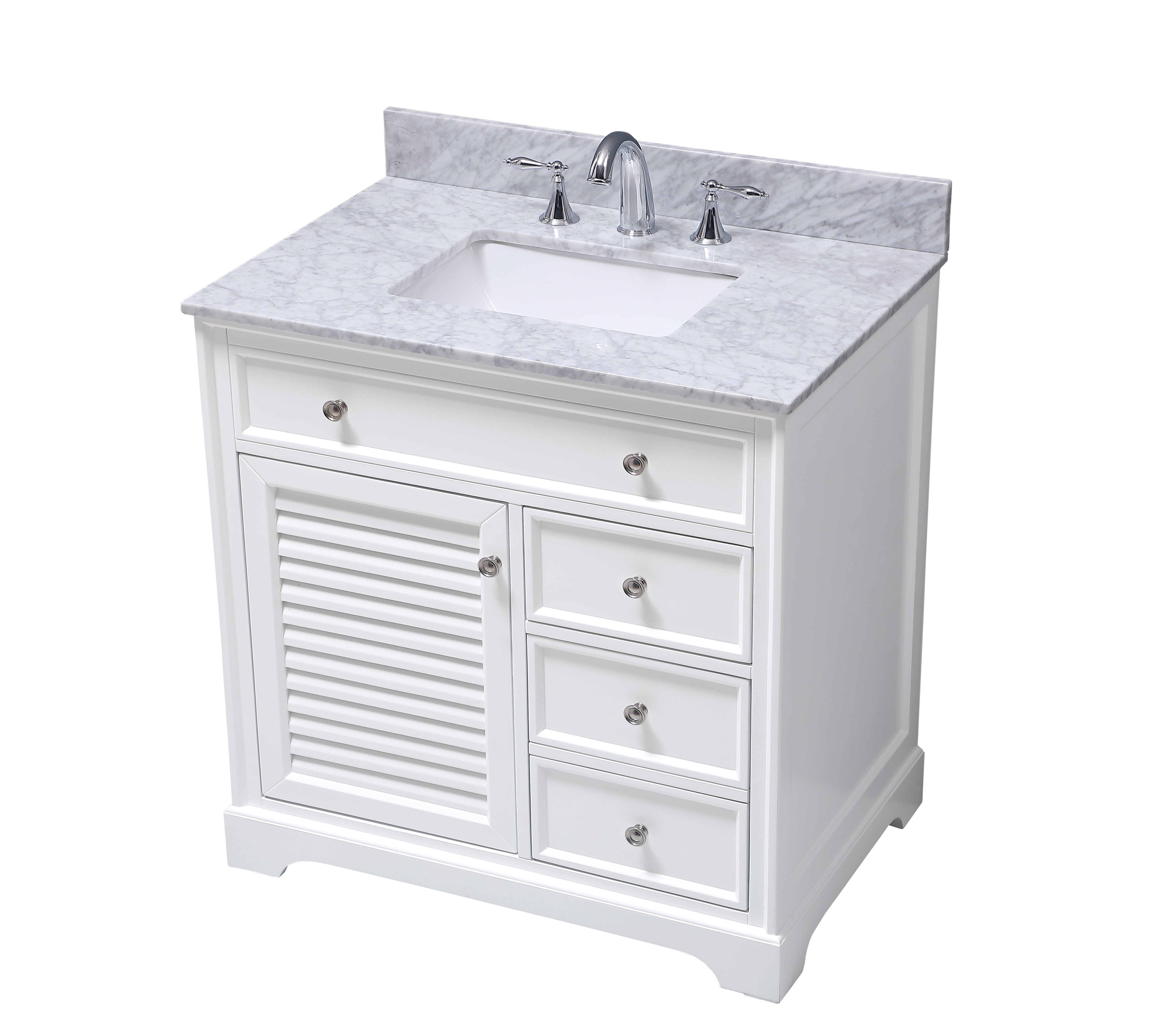 Breakwater Bay Kennesaw 36'' Freestanding Single Bathroom Vanity with