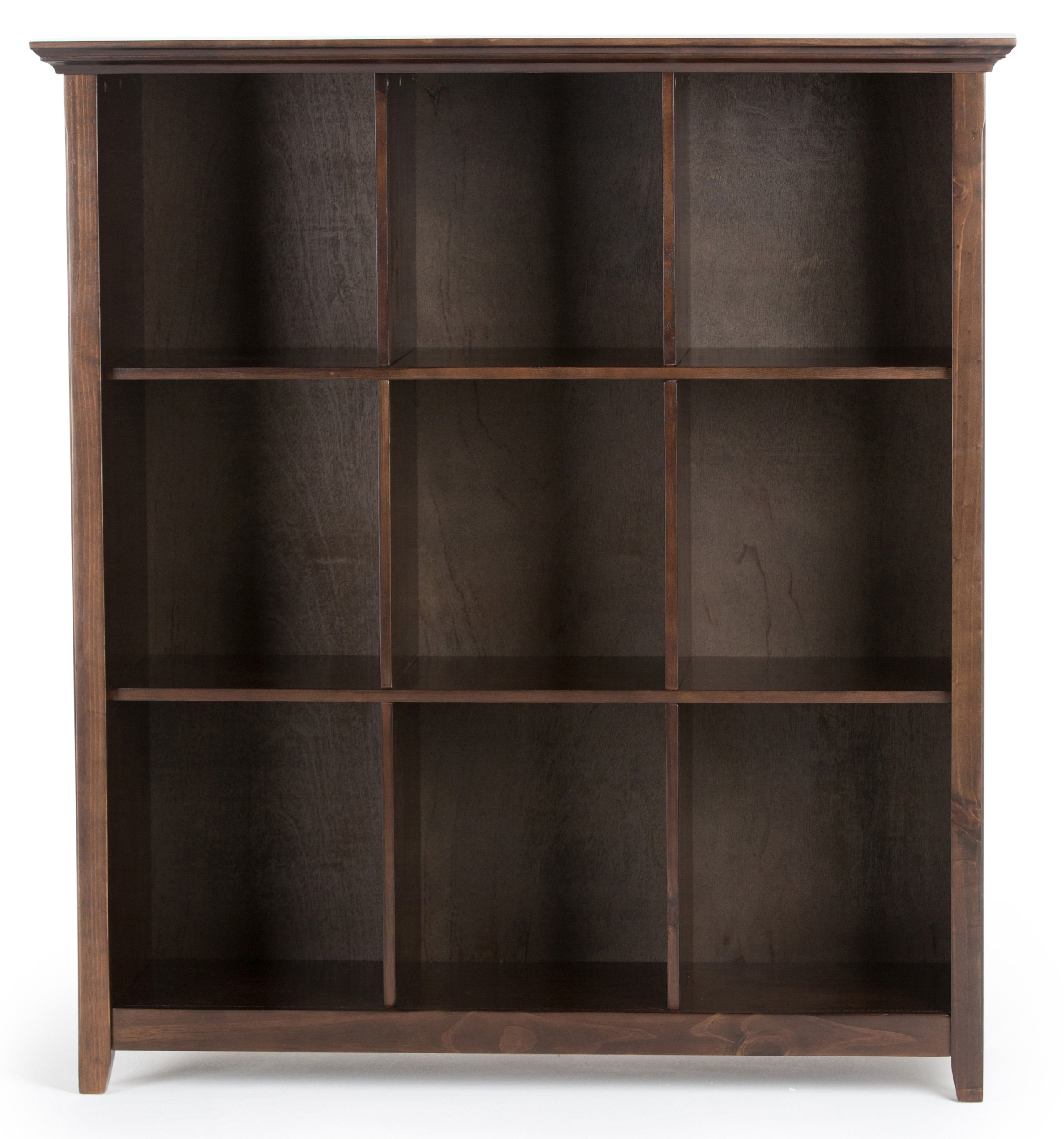 Lark Manor 48'' H x 44'' W Solid Wood Cube Bookcase & Reviews Wayfair