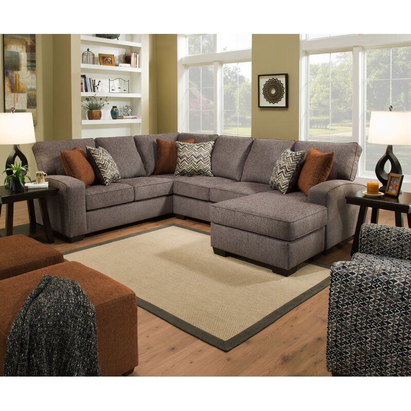 Alcott Hill® Henton Left Hand Facing Sectional & Reviews 