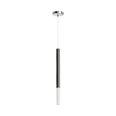 Steelos 1-Light Cylinder Pendant Blackjack Lighting Finish: Polished Chrome