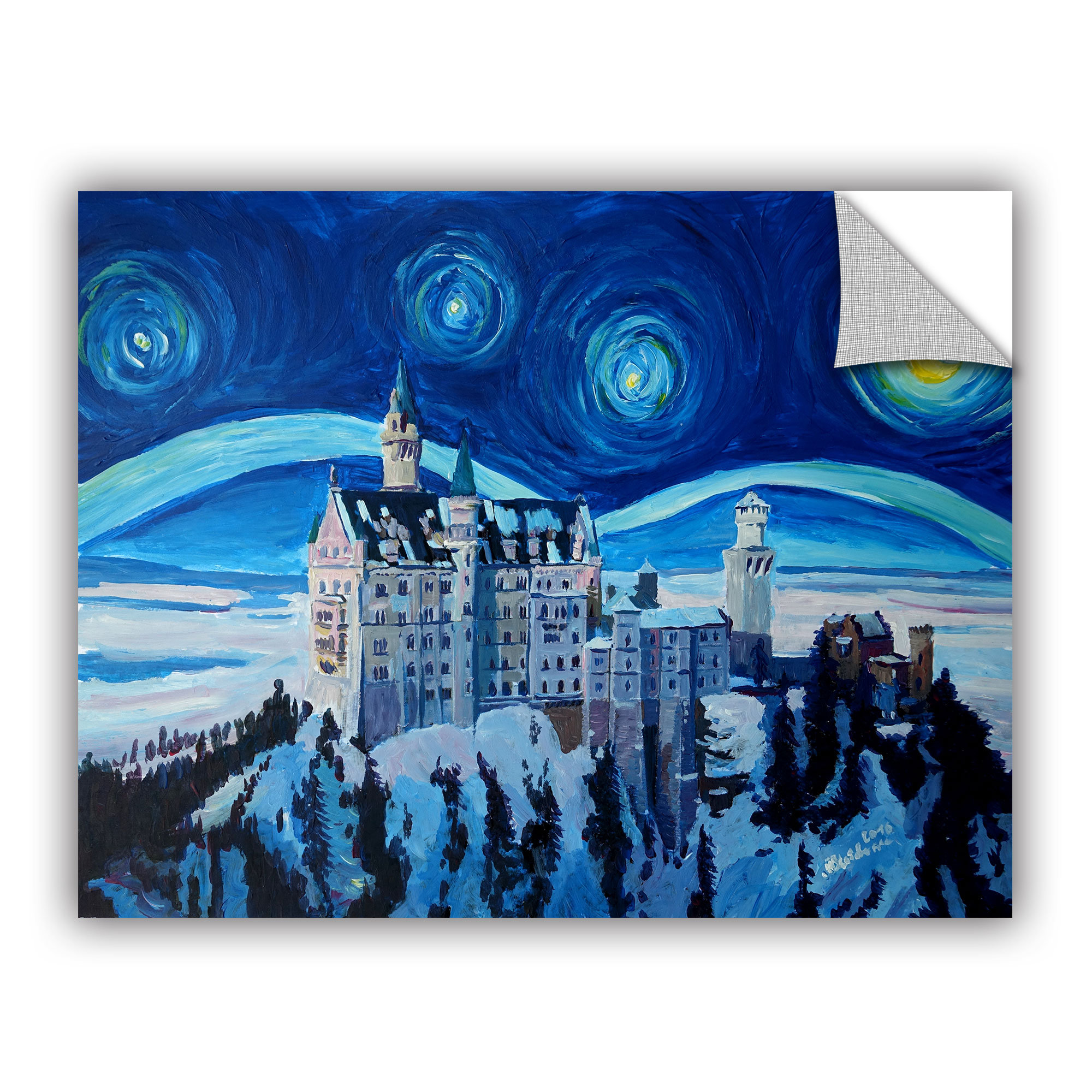 ArtWall Jerry Lofaro Onward Gallery-Wrapped Canvas Artwork 14 by 18-Inch