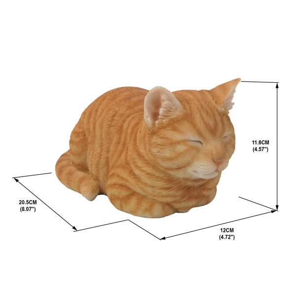 Vivid Arts Tabby Size B Real Life Sleeping Cat 