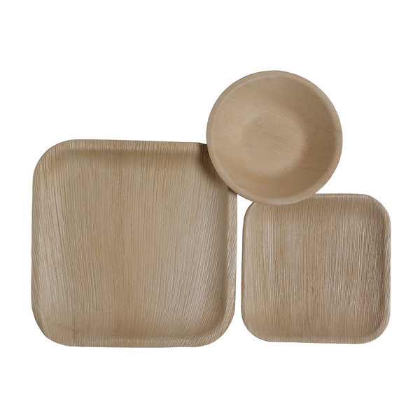 Table To Go Palm Leaf Square Party Supplies Kit Wayfair
