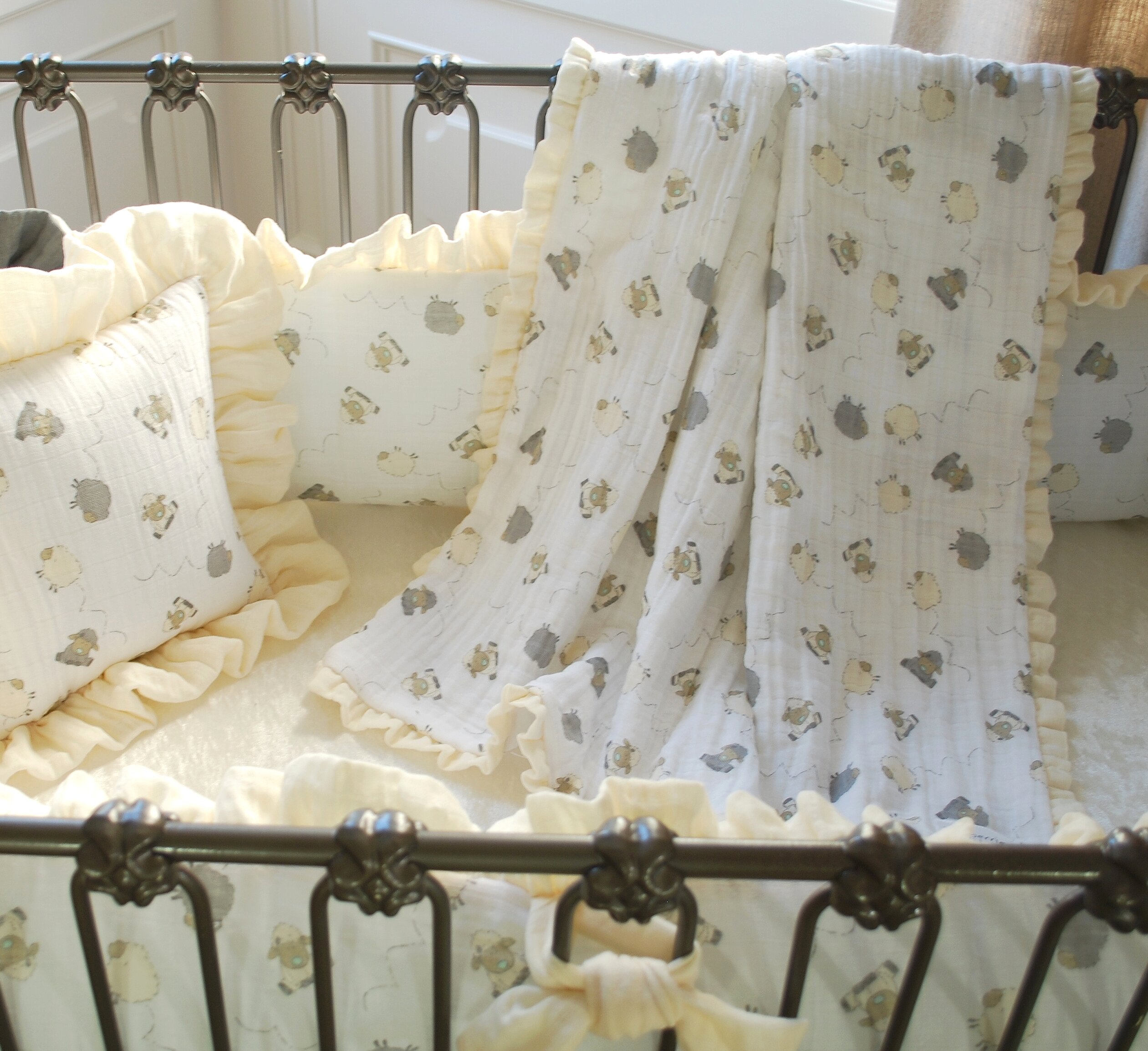 Harriet Bee Demello Crib Skirt Wayfair