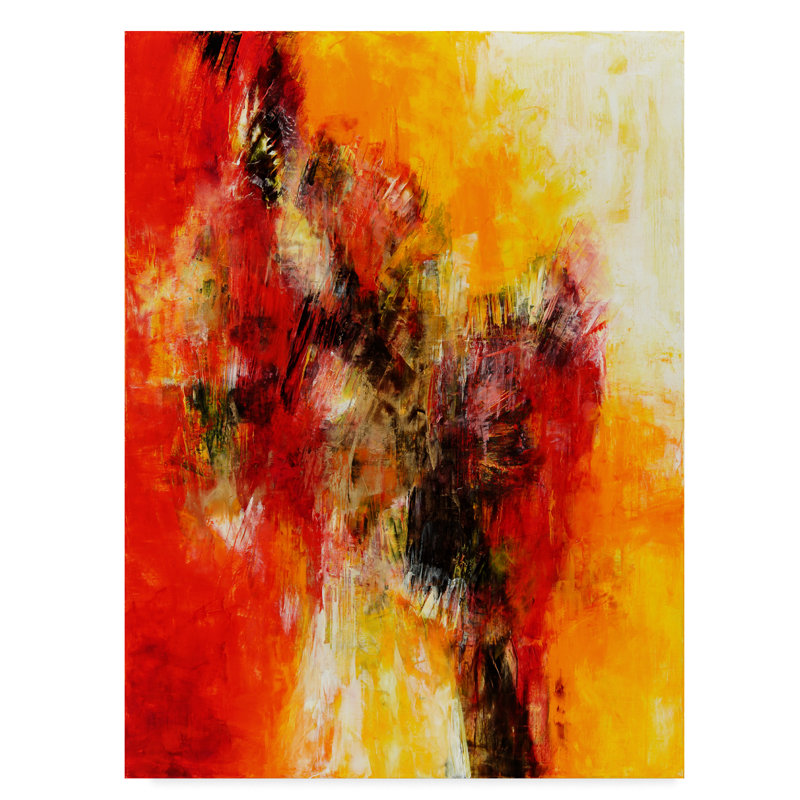 Trademark Art In The Company Of Angels Acrylic Painting Print On