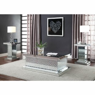Abarca 3 Piece Coffee Table Set By Everly Quinn