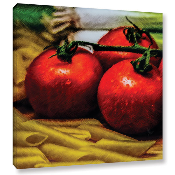 Fleur De Lis Living Tomato Italian Pasta Painting Print On