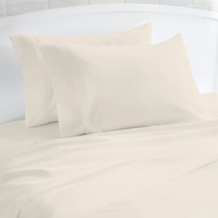 Standard Size 200 Thread Count Percale Lasimonne White Pillowcases,Pack of 6 CVC Pillow Cover