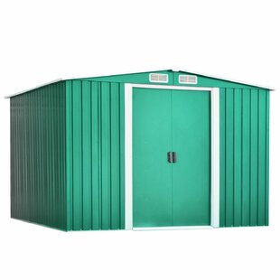 Review Upgrade Lockable 8 Ft W X 6 Ft D Apex Metal Shed