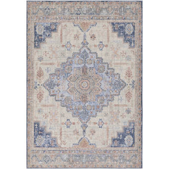 World Menagerie Bilaal Oriental Blush Garnet Area Rug Reviews Wayfair