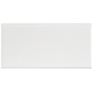 Bullnose Tile Trim You Ll Love Wayfair Prospect 6 X 3 Ceramic Bullnose Tile Trim In Glossy White Set Of 20