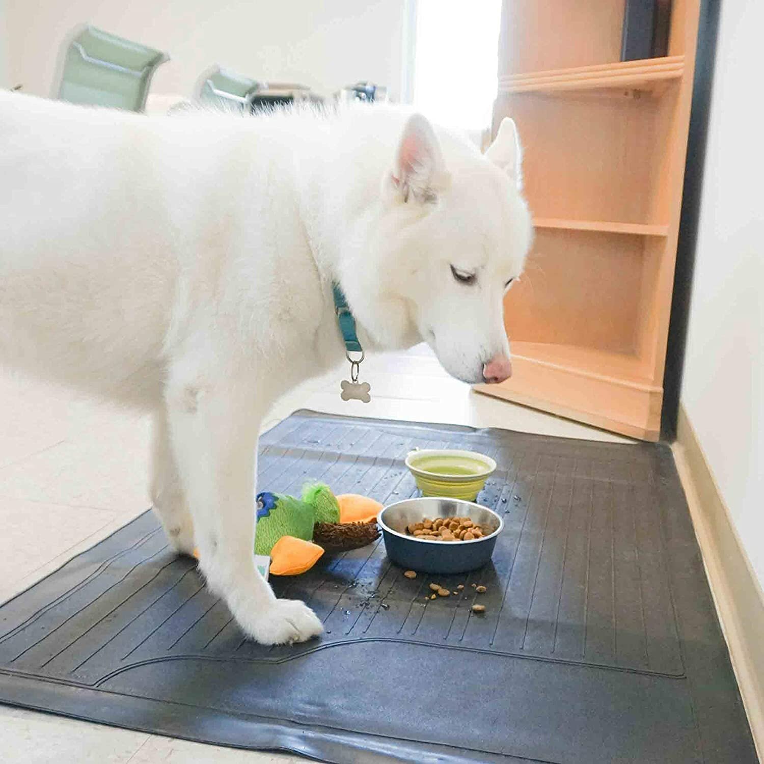 extra large pet feeding mat