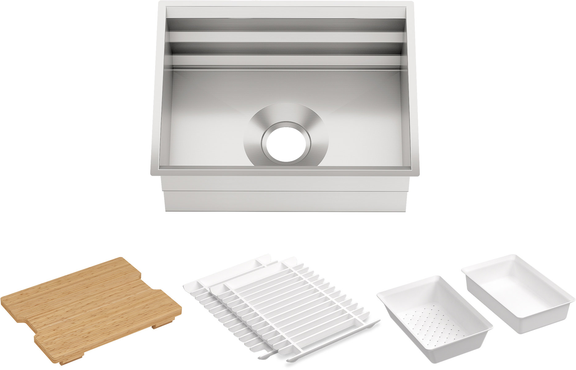 Kohler Prolific 23 in x 173/4 in x 10 in UnderMount SingleBowl