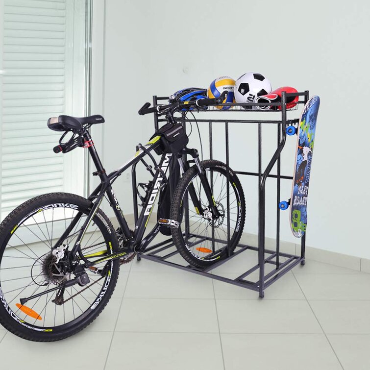 freestanding bike rack for garage