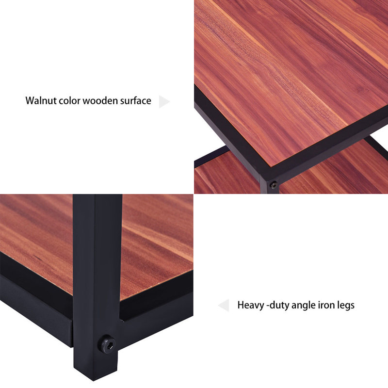 Latitude Run Anniemae 4 Legs Coffee Table With Storage Wayfair