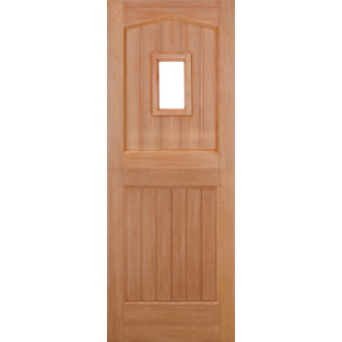 Stable Unfinished Wood Front Doors