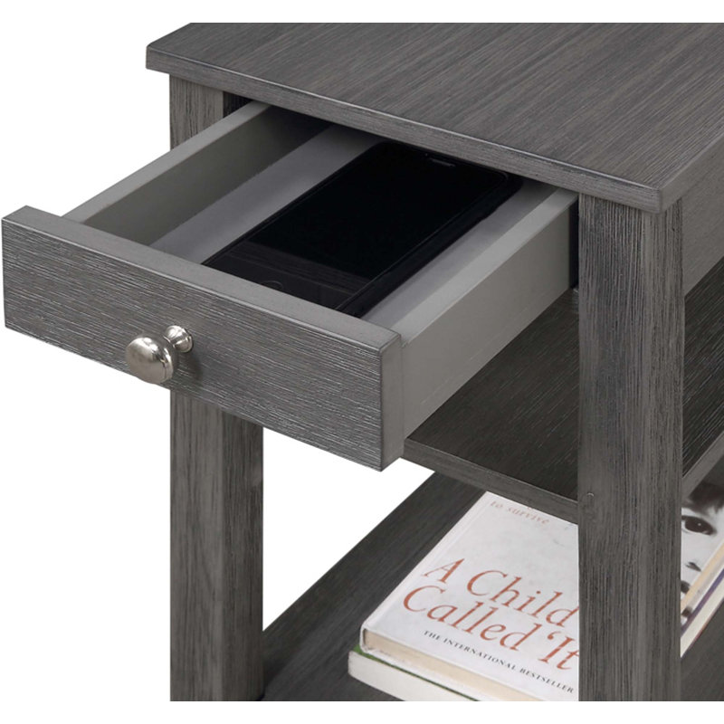 Three Posts Inman End Table With Storage Reviews Wayfair