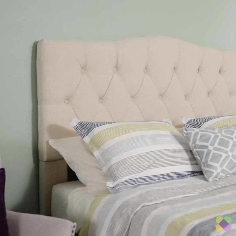 Three Posts Cleveland Upholstered Panel Headboard & Reviews | Wayfair