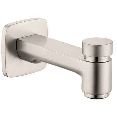 Logis Wall Mounted Tub Spout With Diverter Hansgrohe Finish